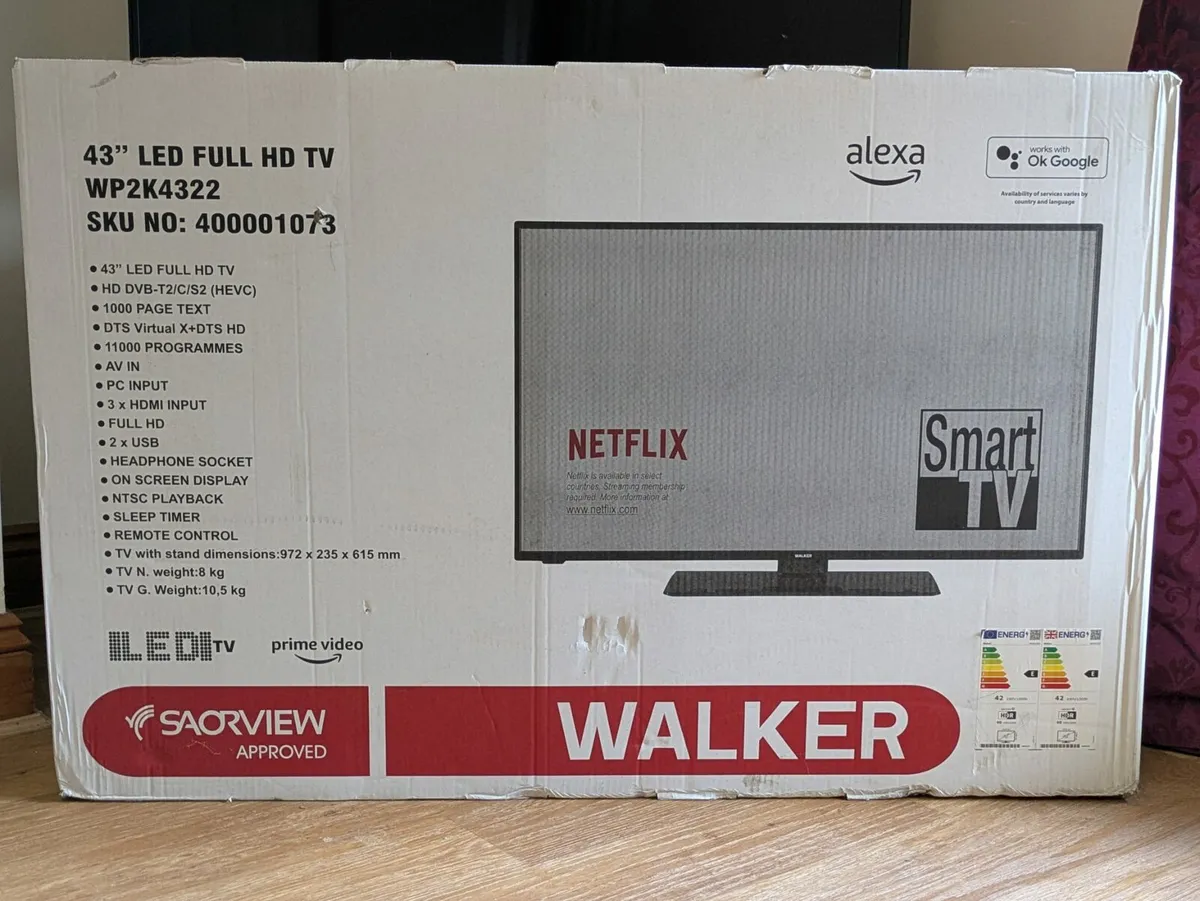 43"" LED FULL HD TV smart TV + Alexa - Image 2