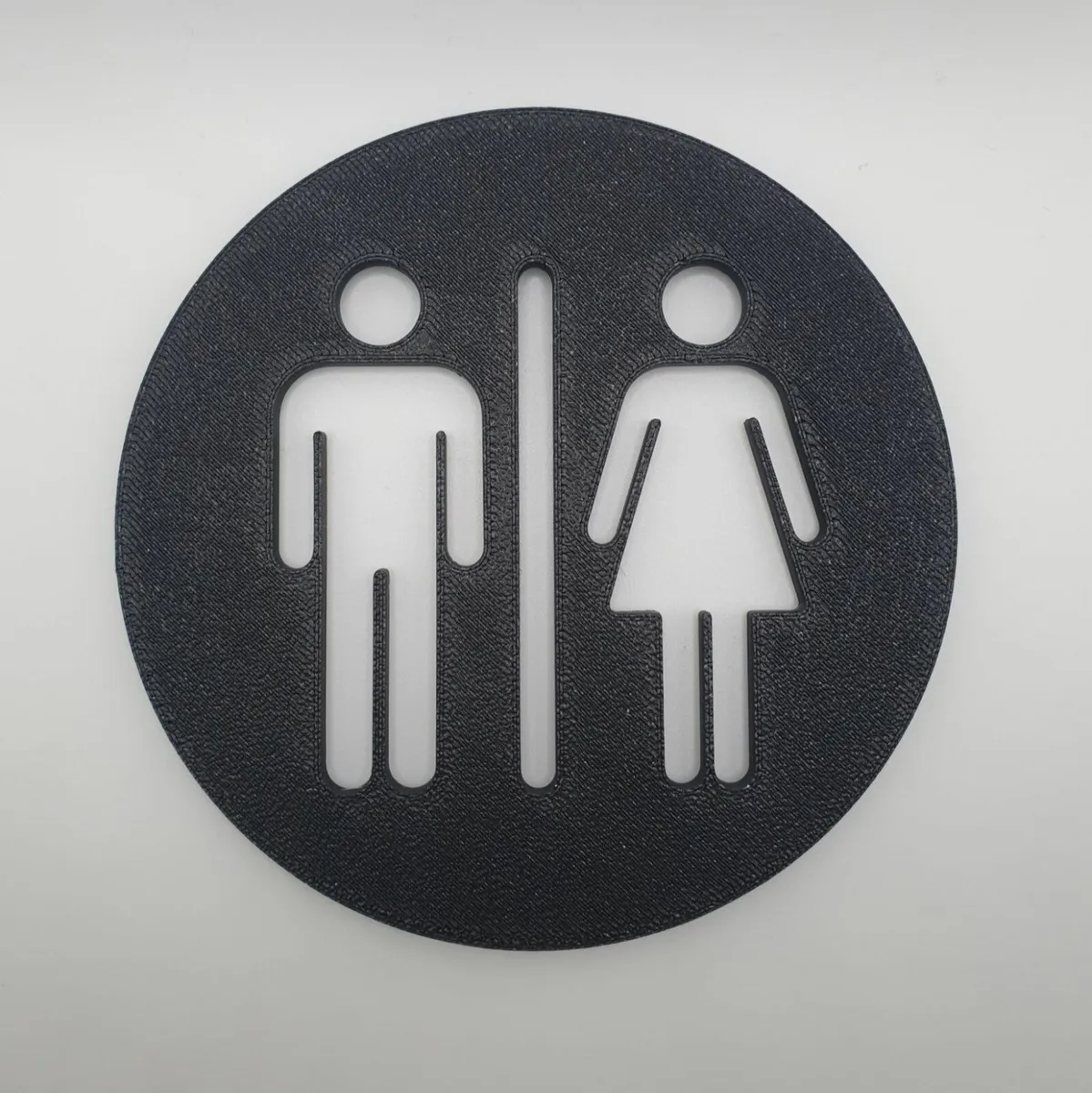 Simple Bathroom Sign - Made in Ireland - Image 1