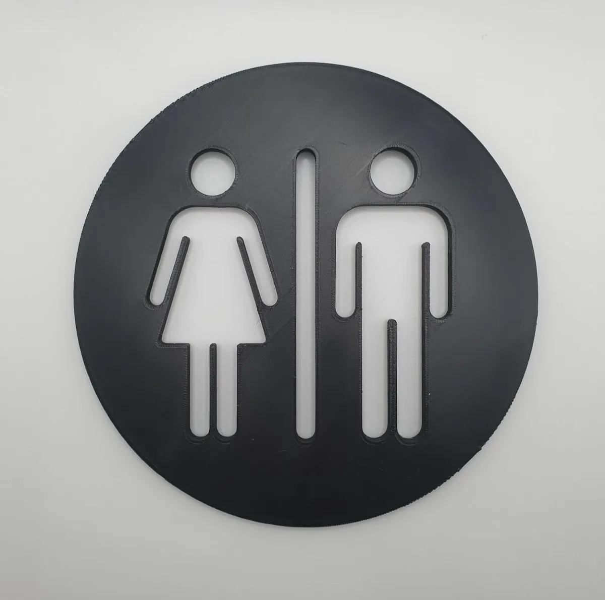 Simple Bathroom Sign - Made in Ireland - Image 2