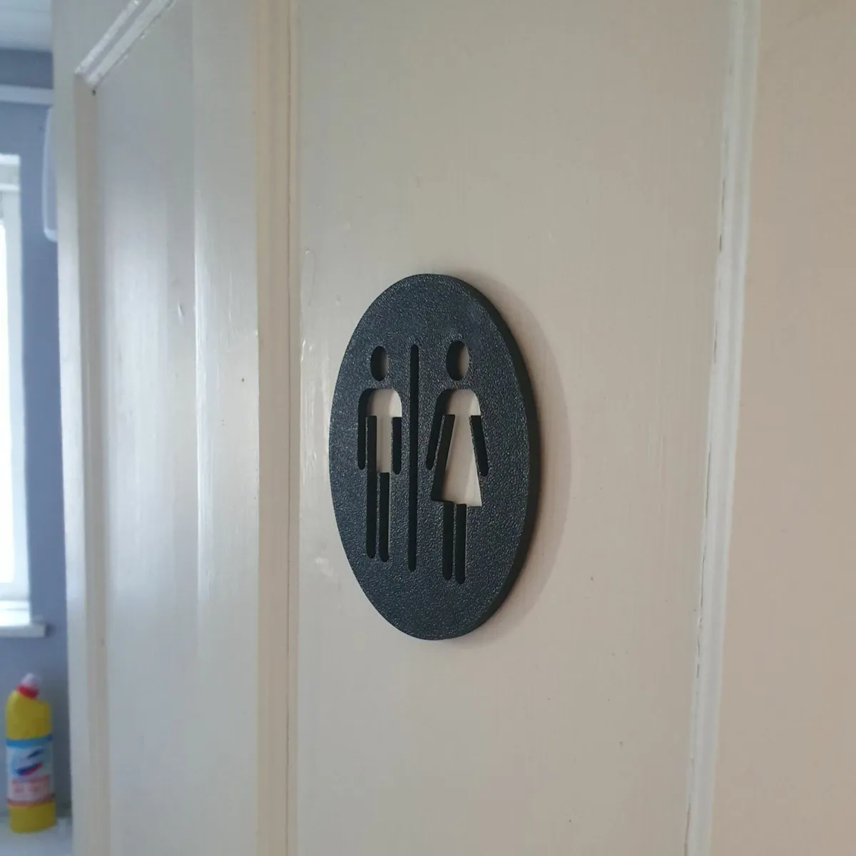 Simple Bathroom Sign - Made in Ireland - Image 3