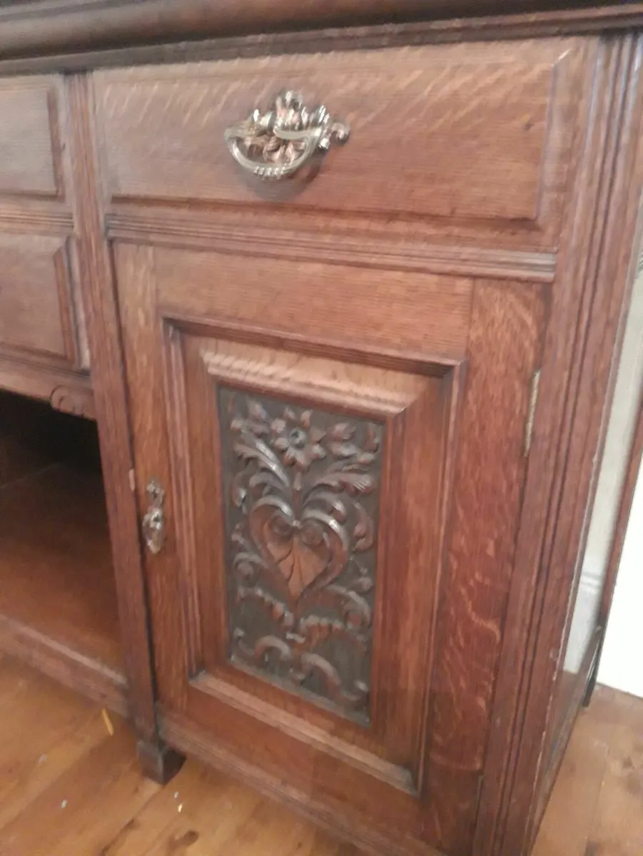 Antique side board - Image 4