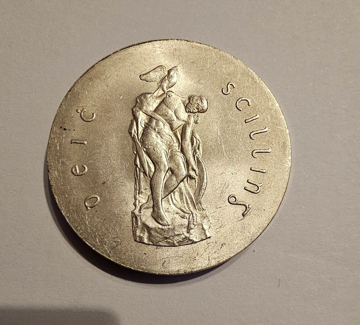 1966 irish commerative 10 schilling - Image 2