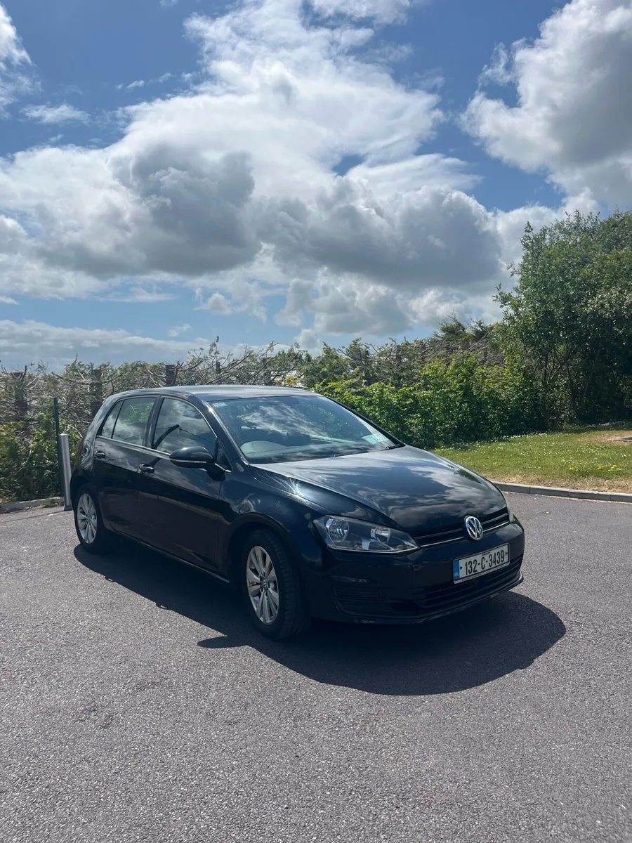 2013 Black Volkswagen Golf TDI Bluemotion - Image 2