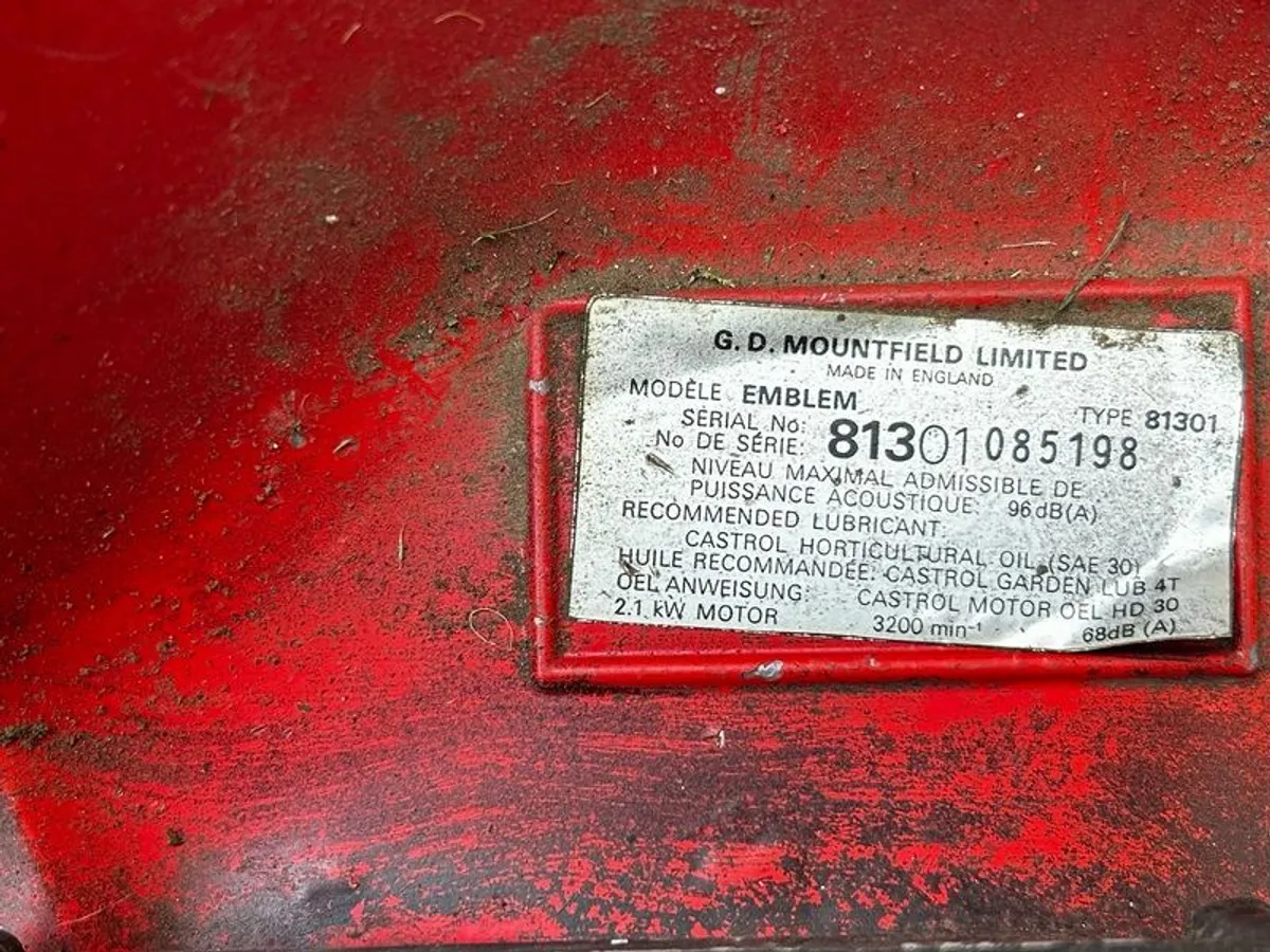 Lawnmower Mountfield Briggs and Stratton - Image 3