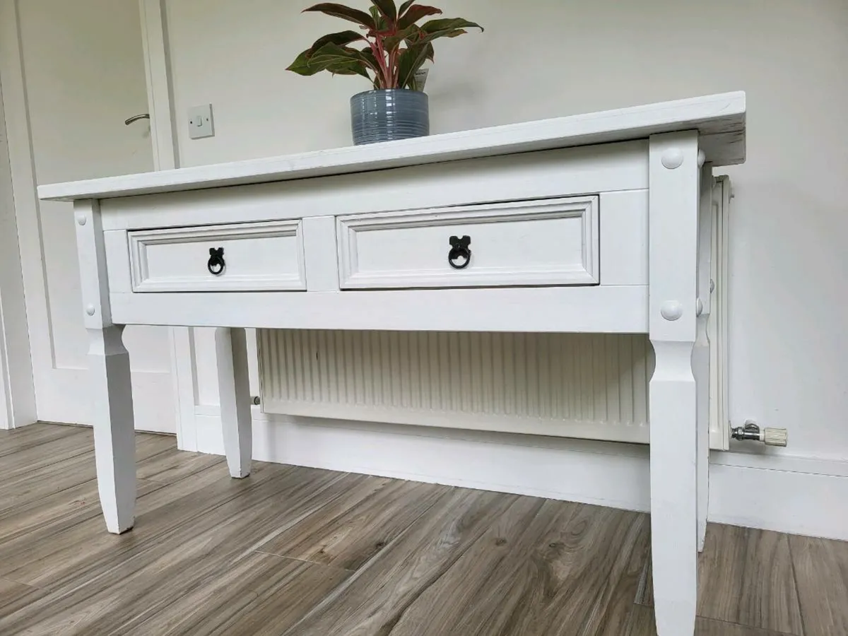 Mexican Pine Console Table - Image 1