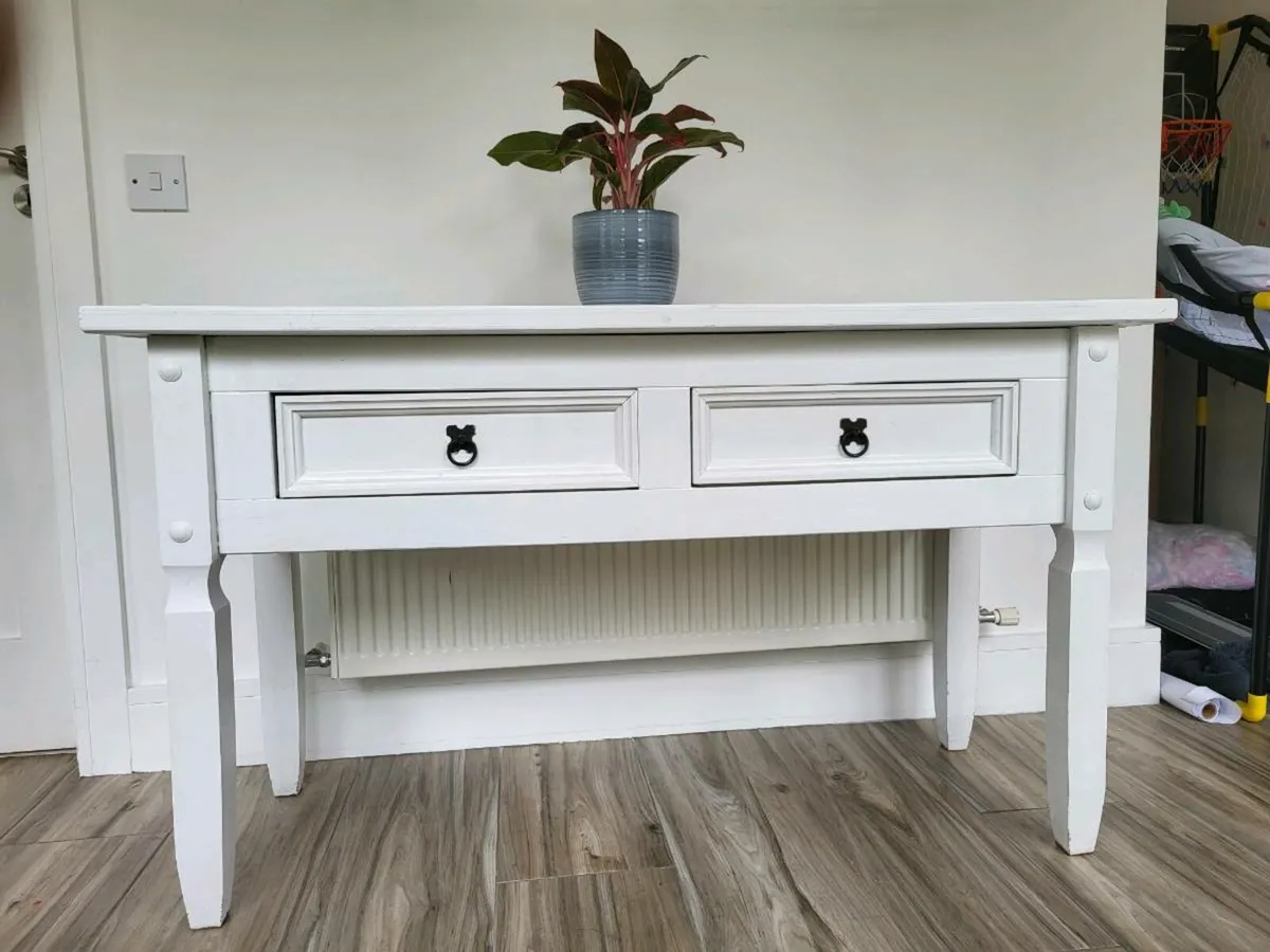 Mexican Pine Console Table - Image 3