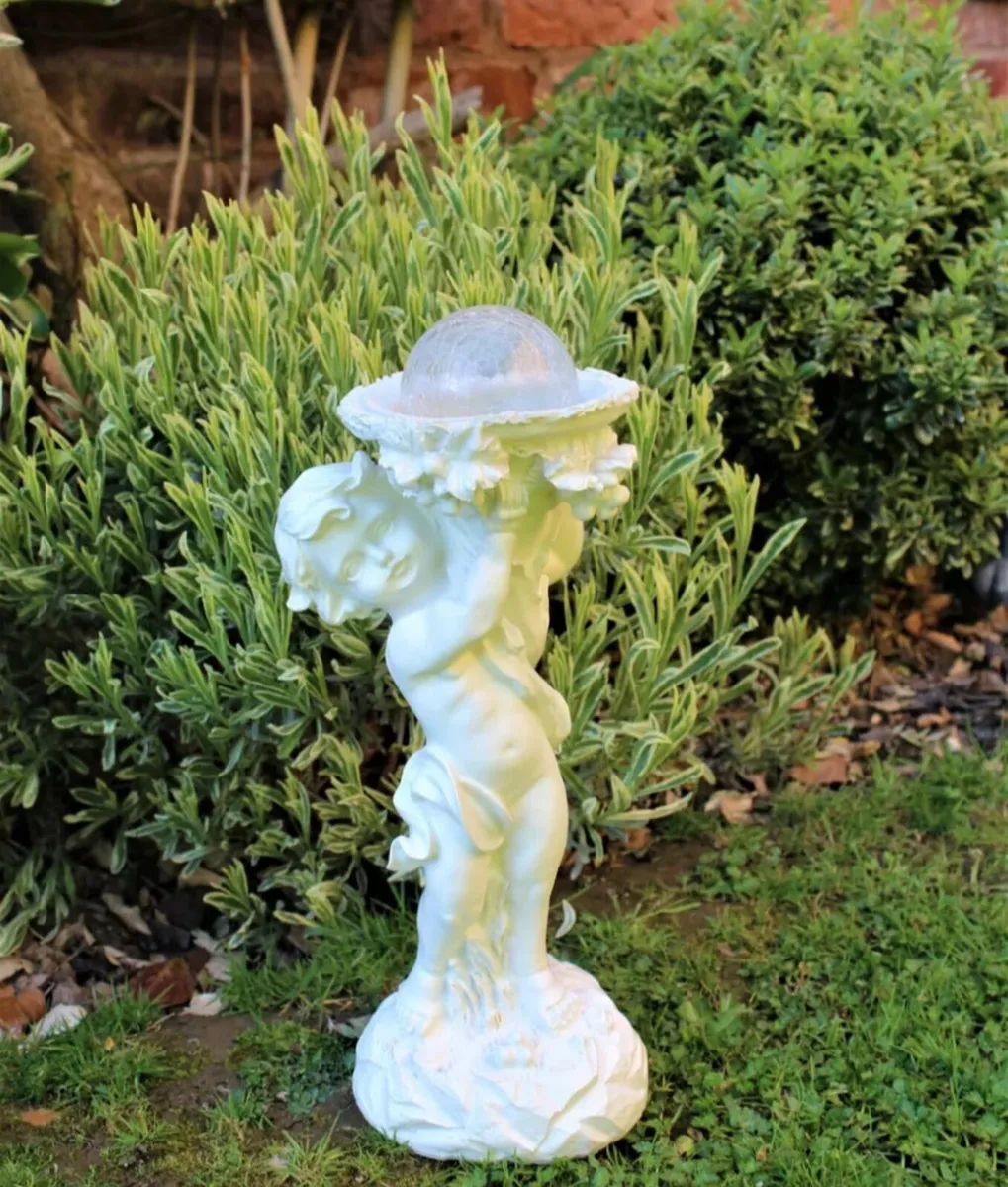 Solar Powered Garden Ornament Angel Statue NEW - Image 2