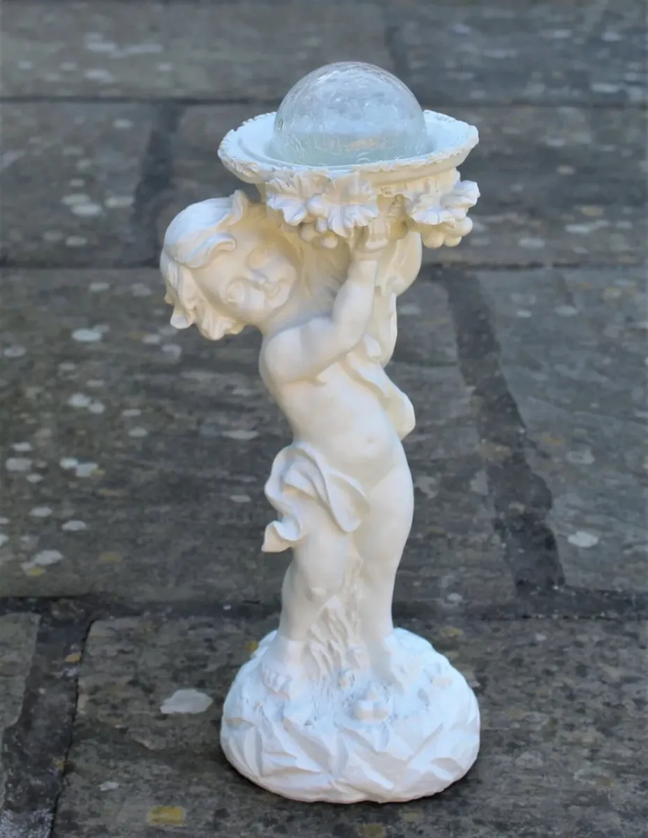 Solar Powered Garden Ornament Angel Statue NEW - Image 4