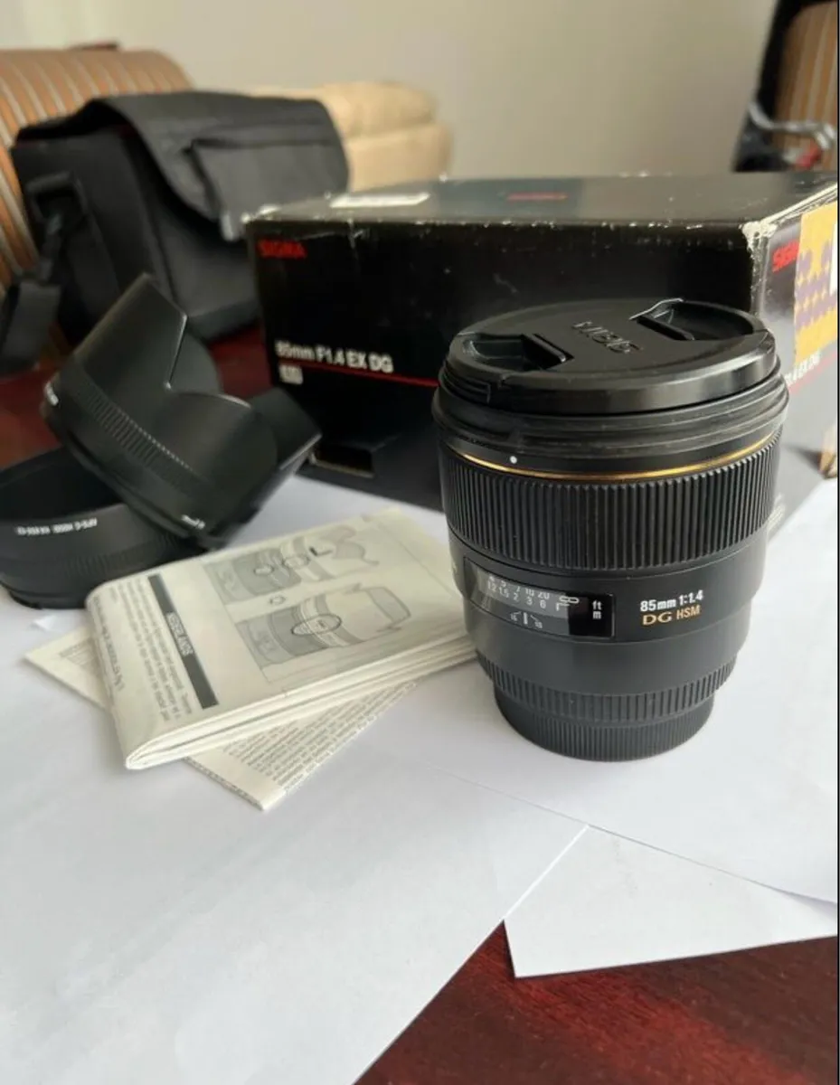 Sigma 85mm f1.4 canon ef mount