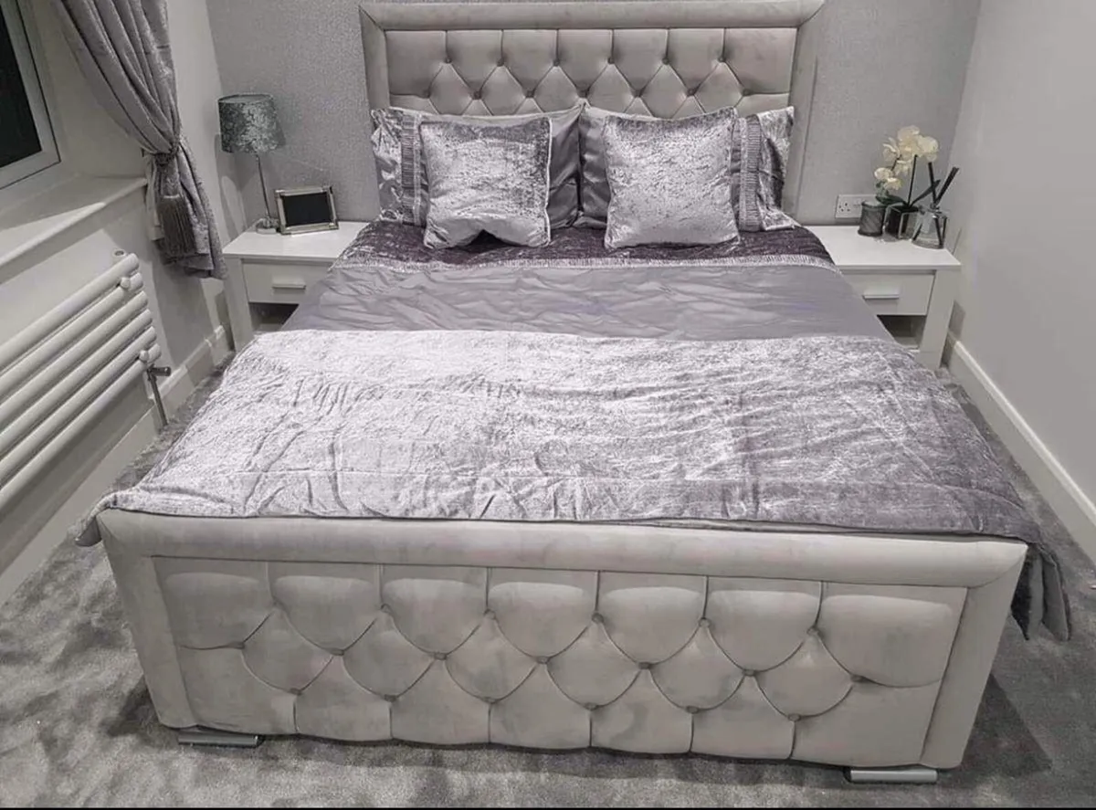 Divan and frame beds with mattress on sale