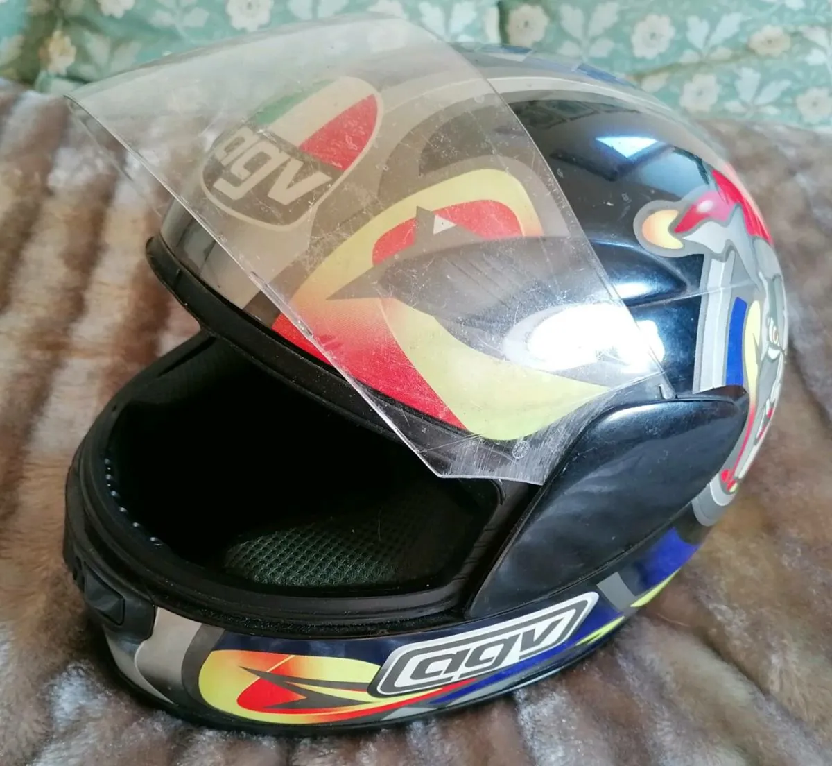 Motorbike AVG Helmet - Image 1