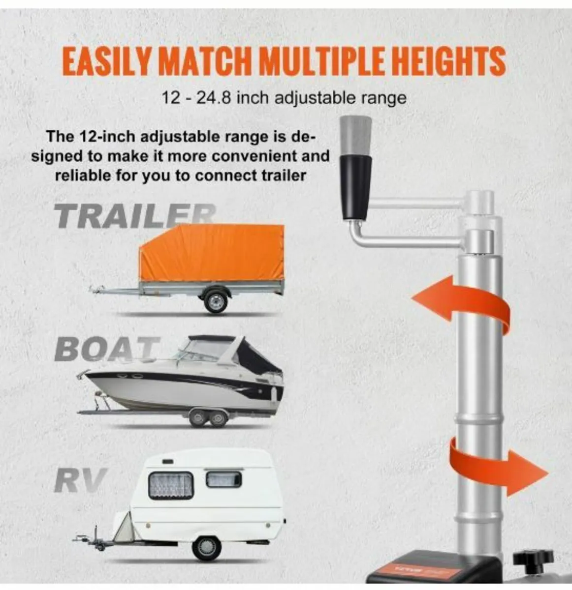 Electric Trailer Dolly, 5000lbs Towing Capacity - Image 2