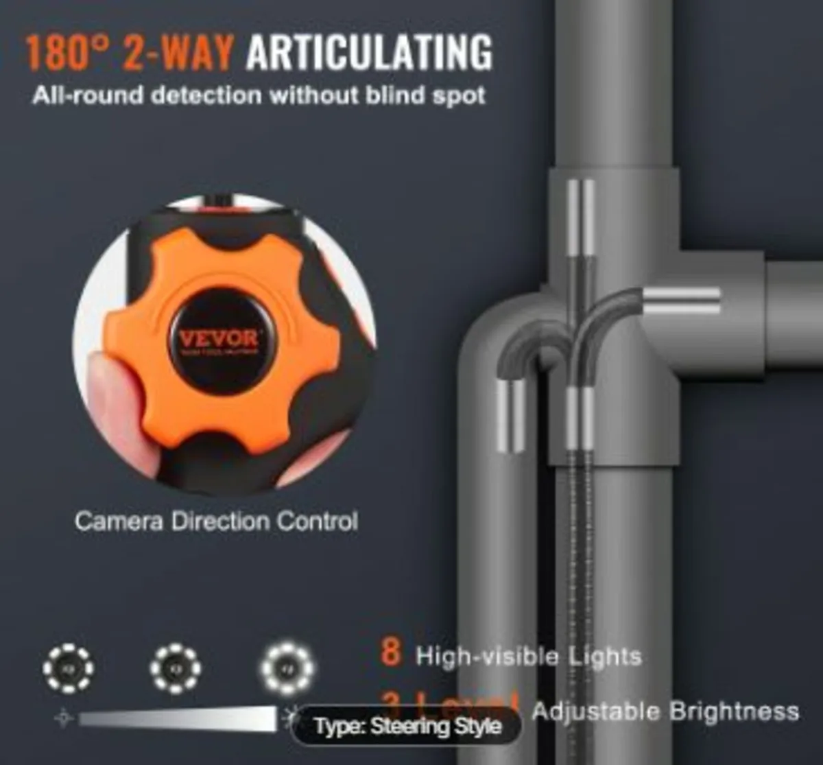 Borescope Endoscope Two-Way 180° - Image 2