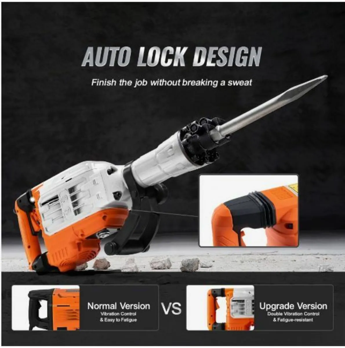 Demolition Jack Hammer Concrete Breaker 3500W - Image 2