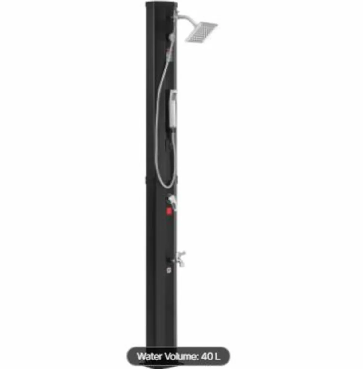 Outdoor Solar Heated Shower, 40L - Image 1