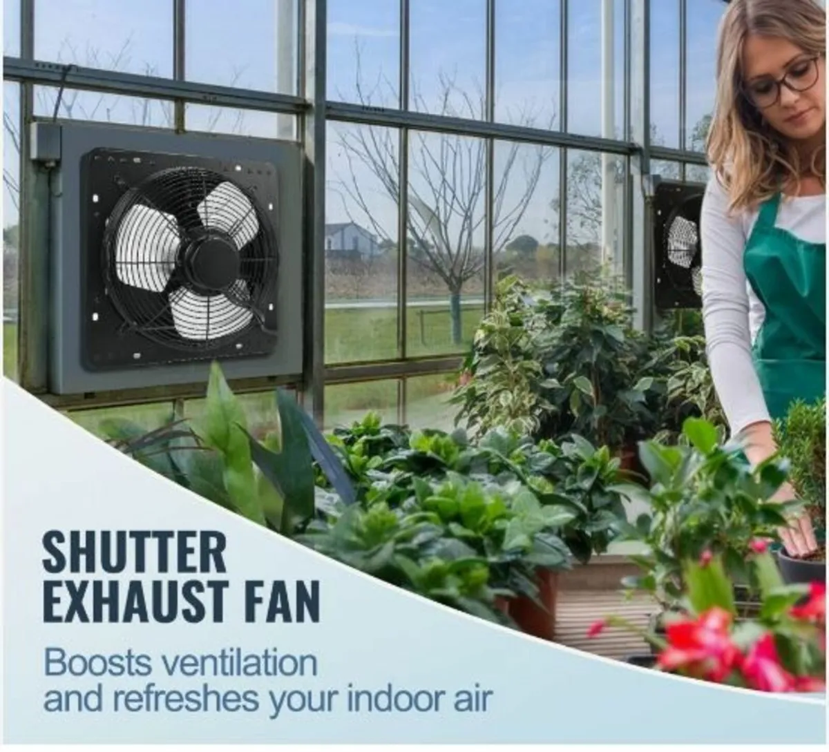 Shutter Exhaust Fan Shop Exhaust Fan 305 mm - Image 2