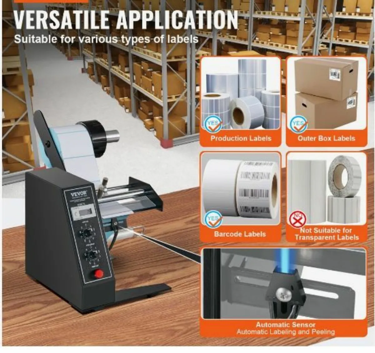 Automatic Label Dispenser, Width - Image 2