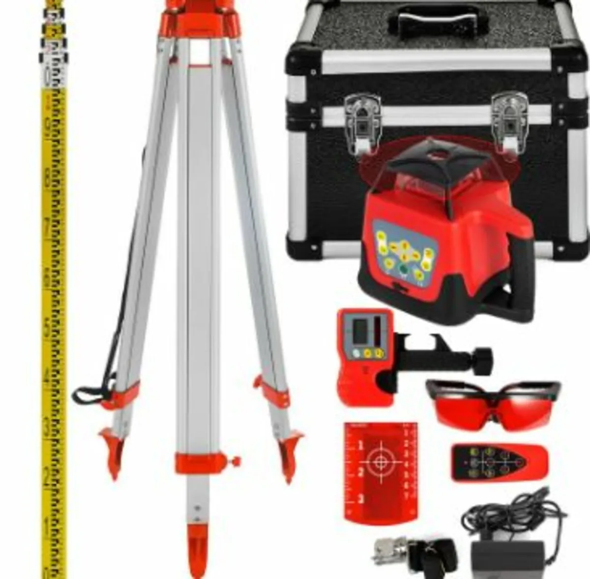 Red Rotary Laser Level Self Leveling - Image 1