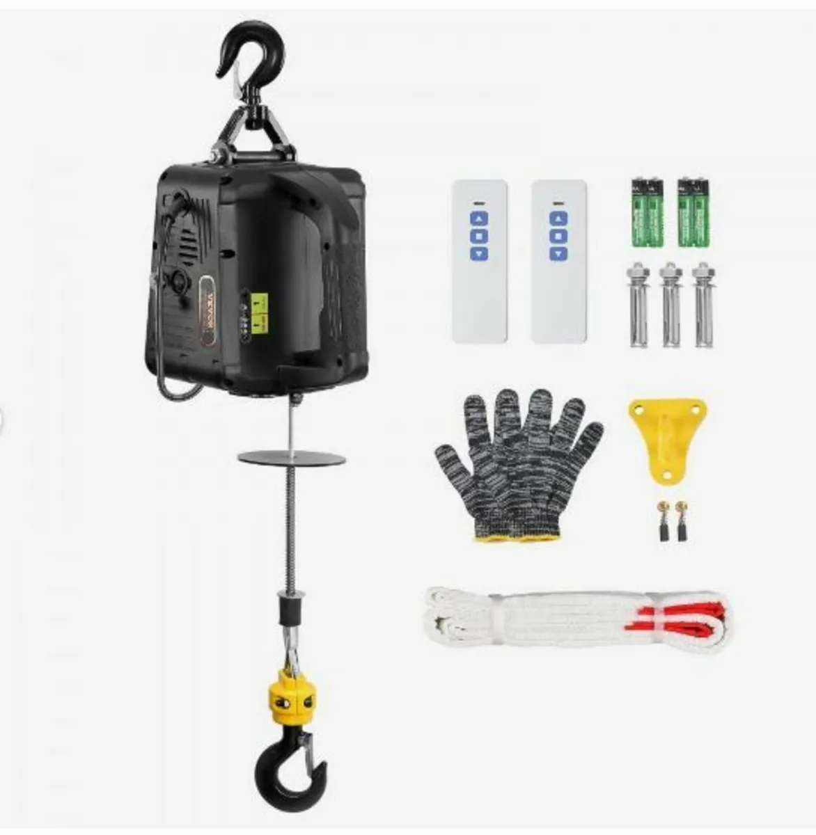 2-in-1 Portable Electric Hoist Power Winch - Image 1