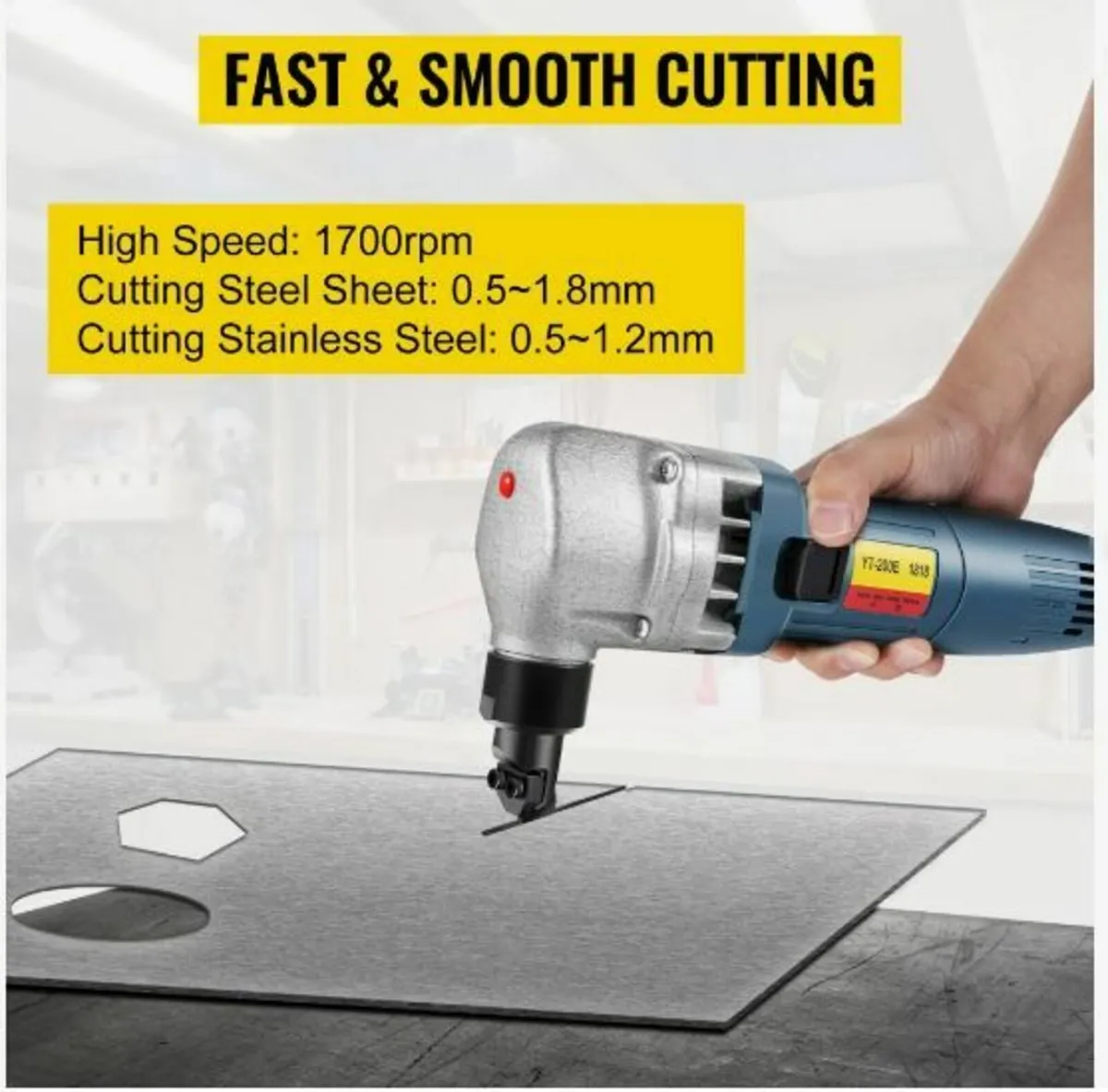 Electric Metal Nibbler 380W Nibbler Metal Cutter - Image 2