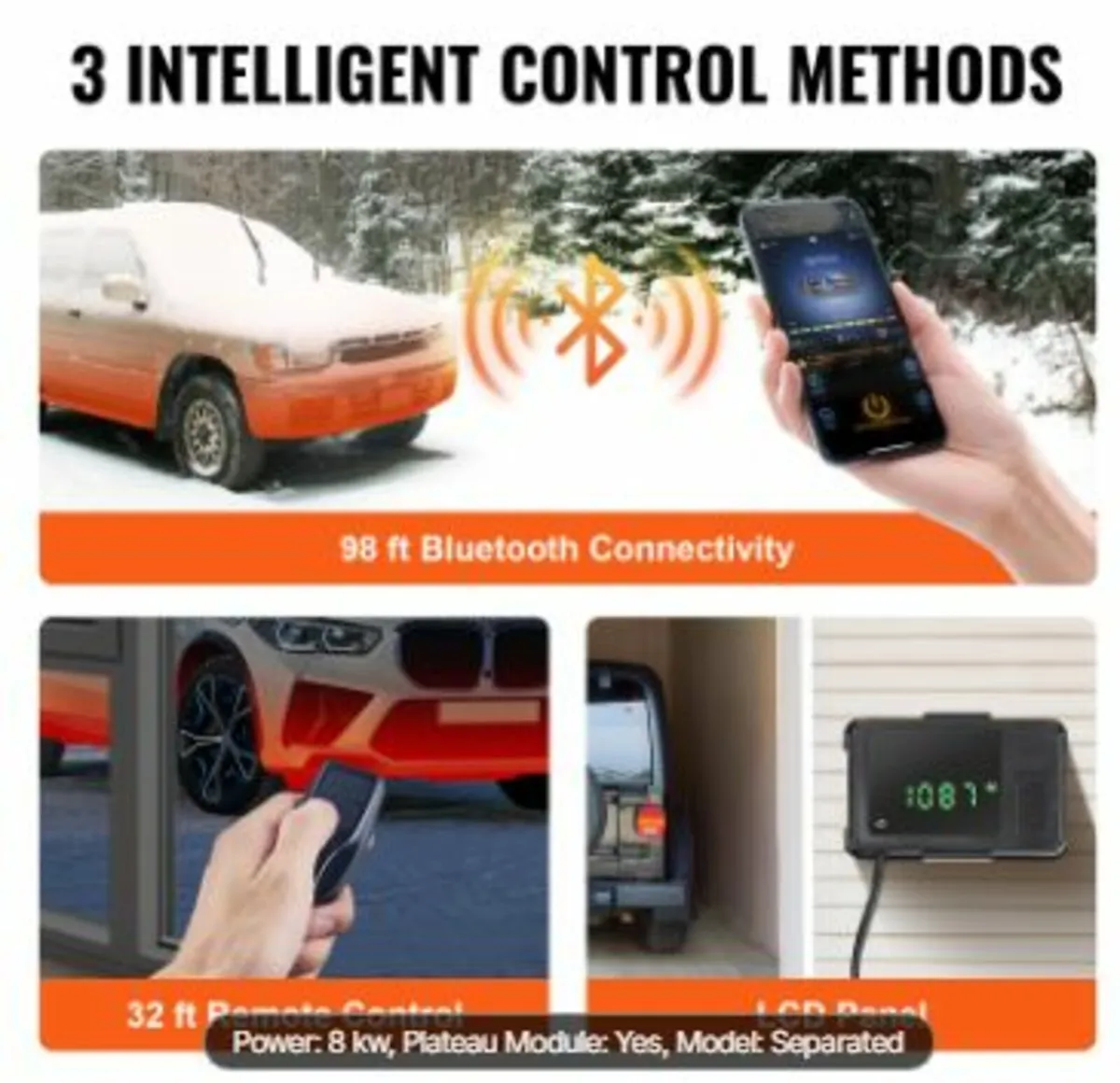 Diesel Air Heater 12V 8KW Bluetooth - Image 3