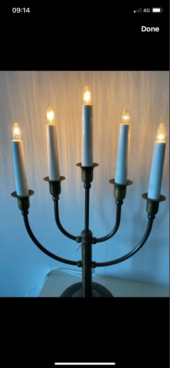 Vintage Five Light Tabletop Light - Image 2