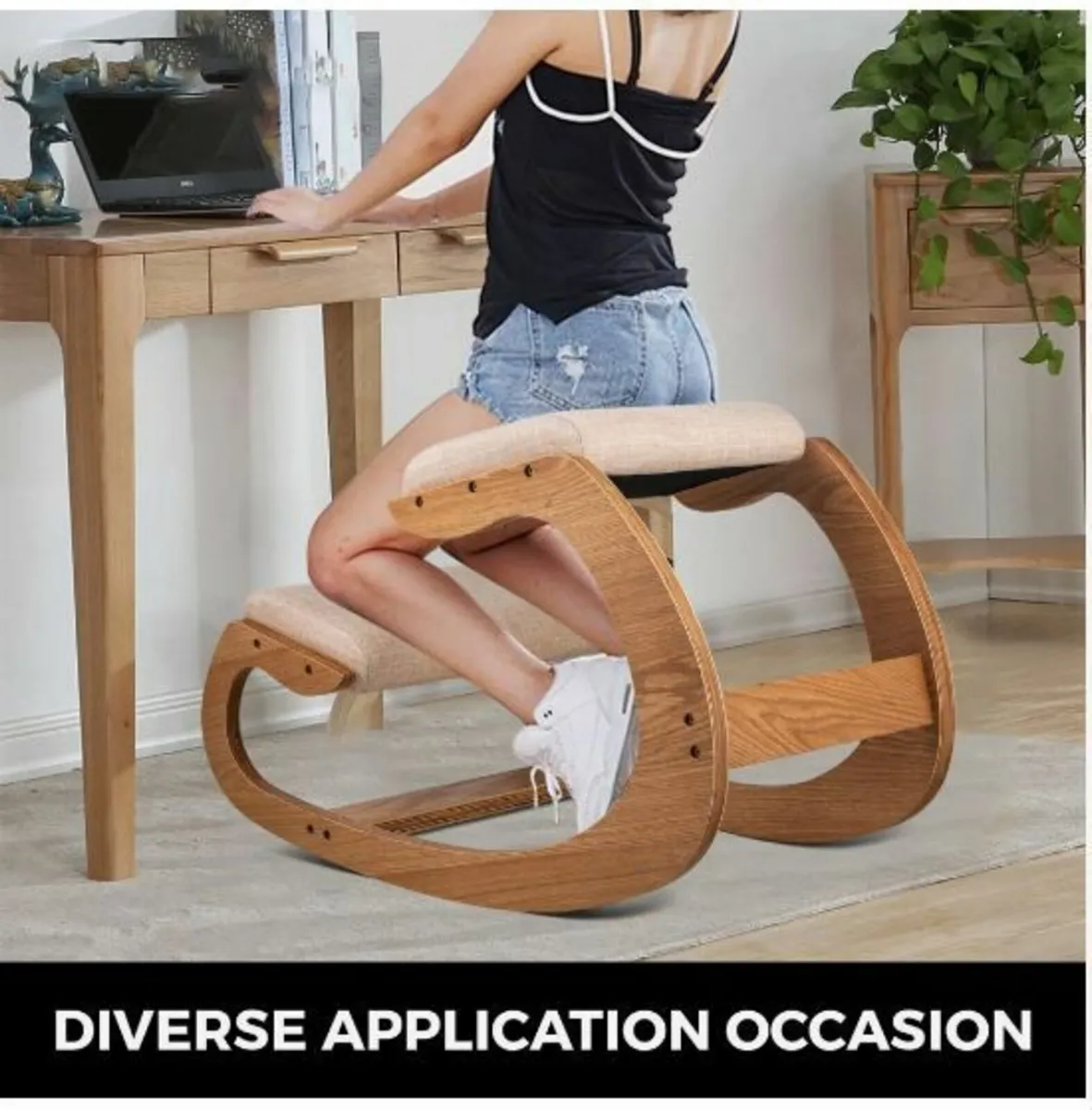 Ergonomic Kneeling Chair 220LB Load Capacity - Image 3