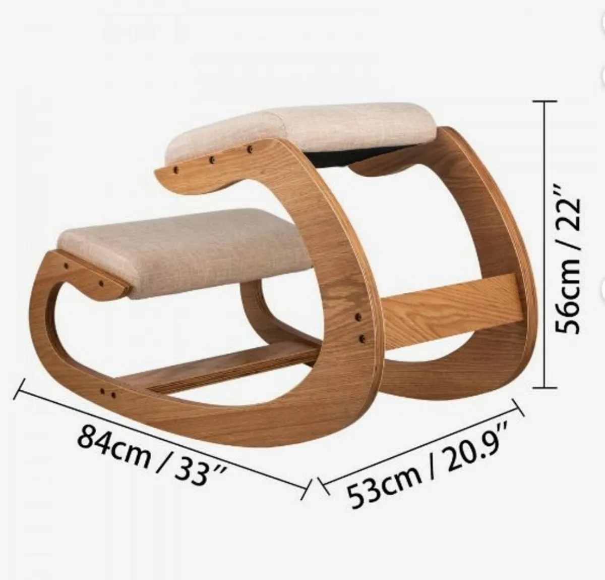 Ergonomic Kneeling Chair 220LB Load Capacity - Image 4