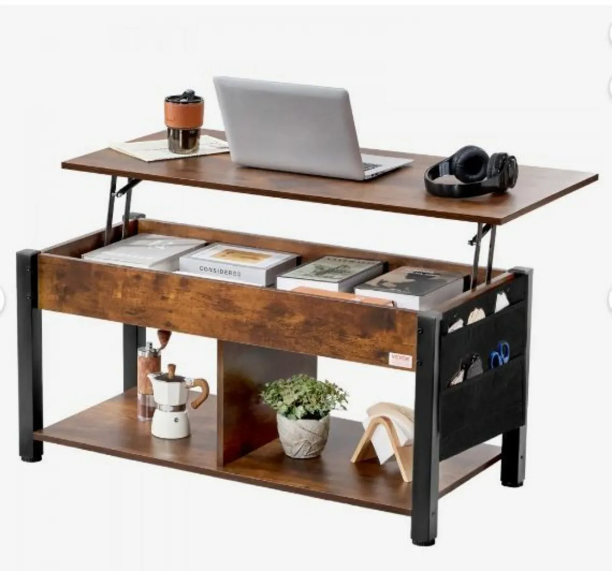 Lift Top Coffee Table 41.7" Rectangle Coffee - Image 1