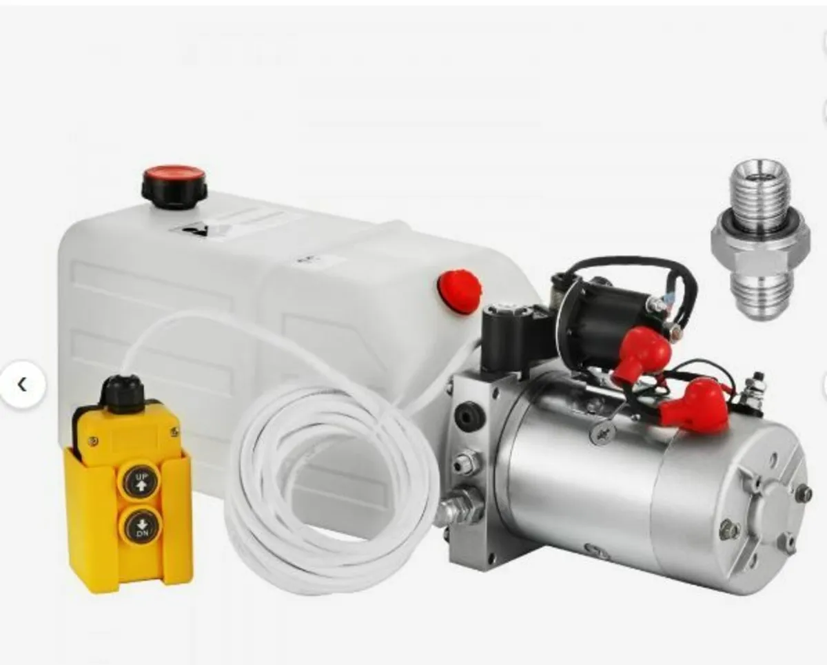 Electric Hydraulic Pump 7l Single Acting Plastic - Image 1