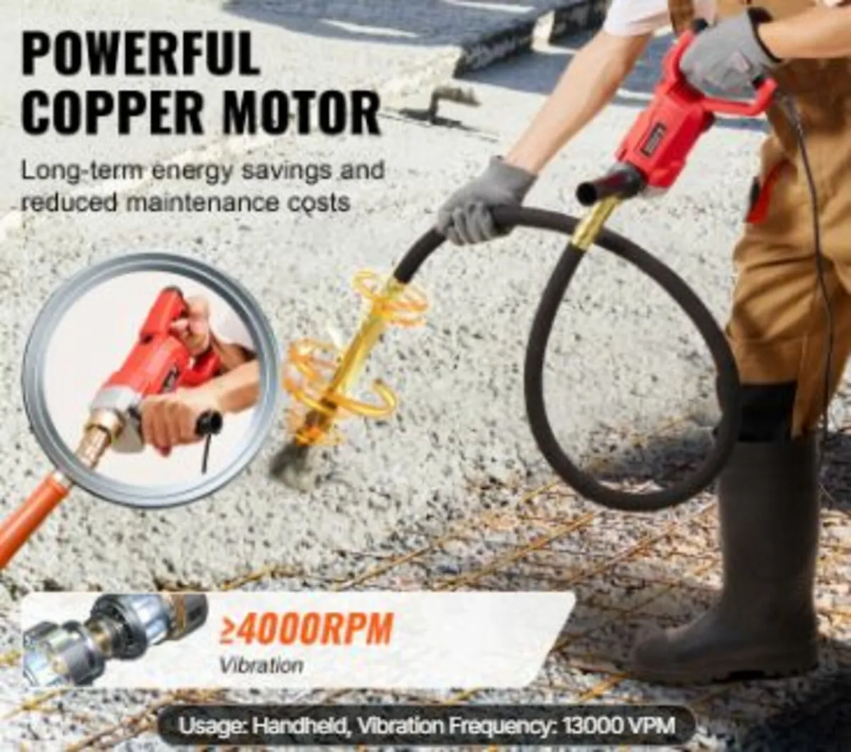Handheld Electric Concrete Vibrator - Image 3