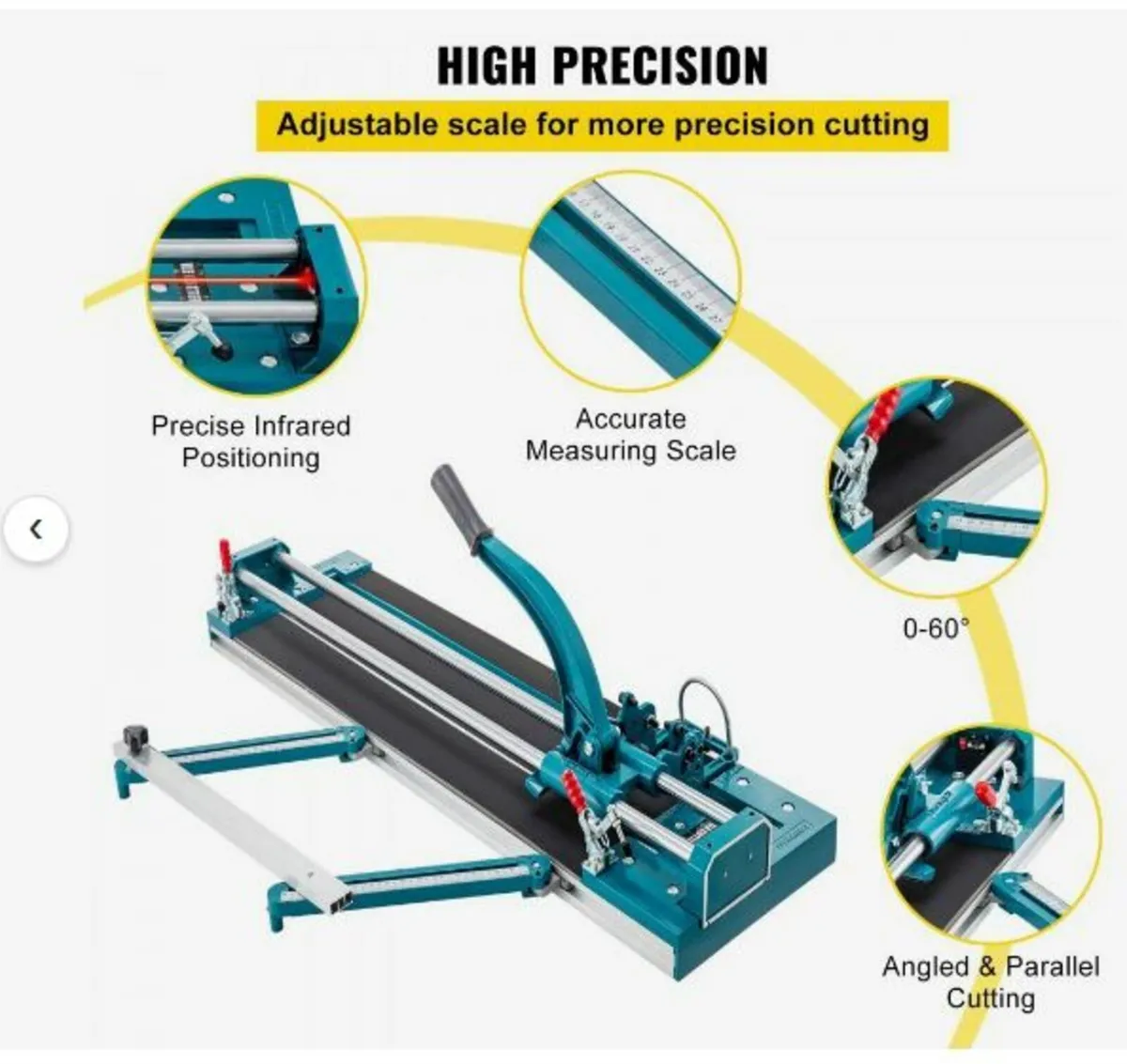 47Inch/1200mm Tile Cutter Double Rail - Image 3