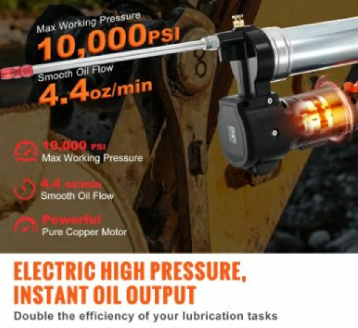Cordless Grease Gun Electric 20 Volt 2.0 - Image 2
