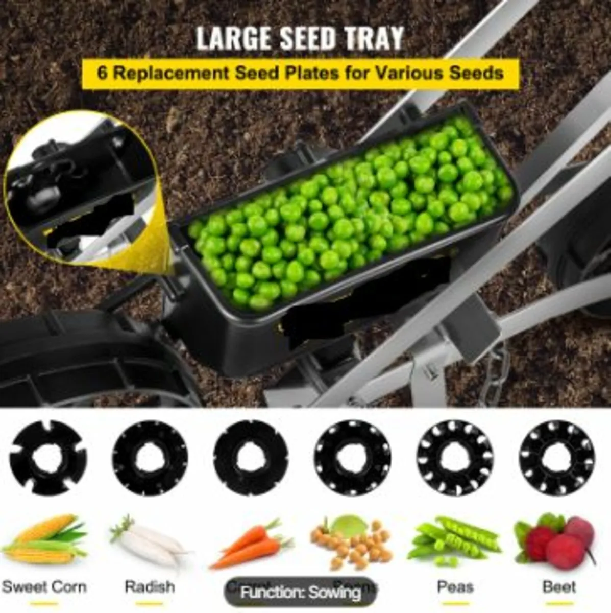 Garden Seeder, Metal Precision Garden - Image 3