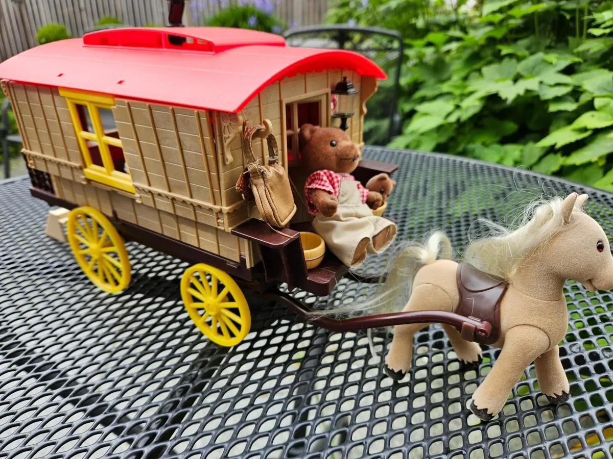 Sylvanian Families Caravan & Horse Wagon Set - Image 1