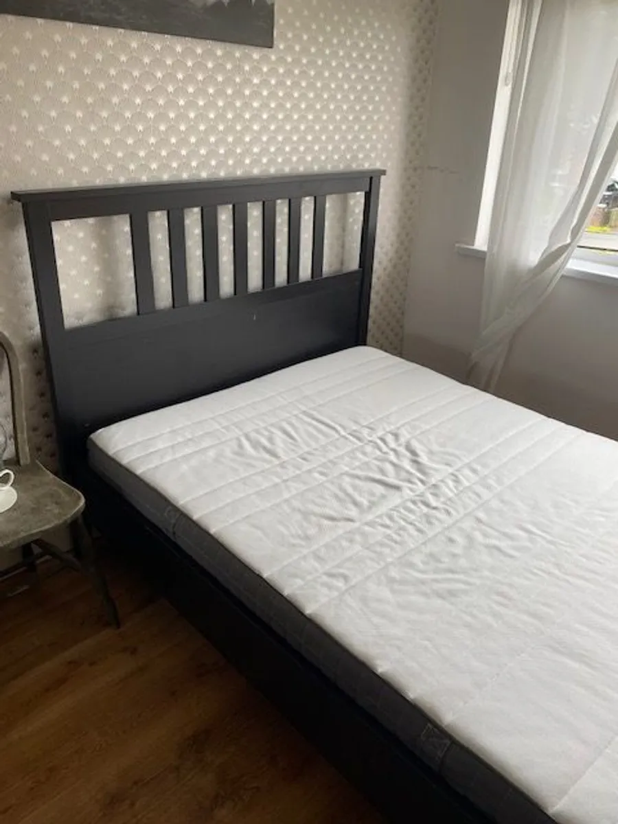 Free - Double Bed & Mattress - Image 1