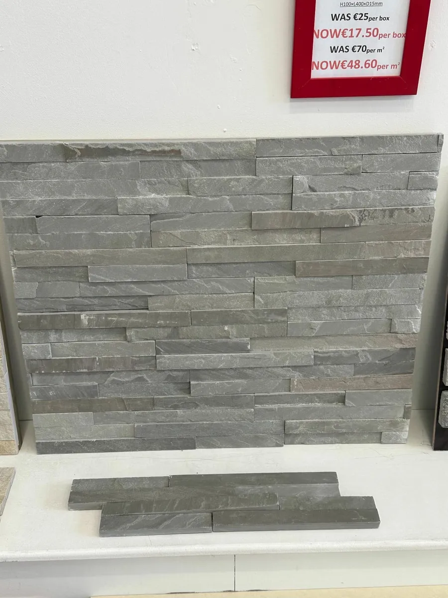 2 x Natural grey stone claddings only 50€ per sq/m - Image 1