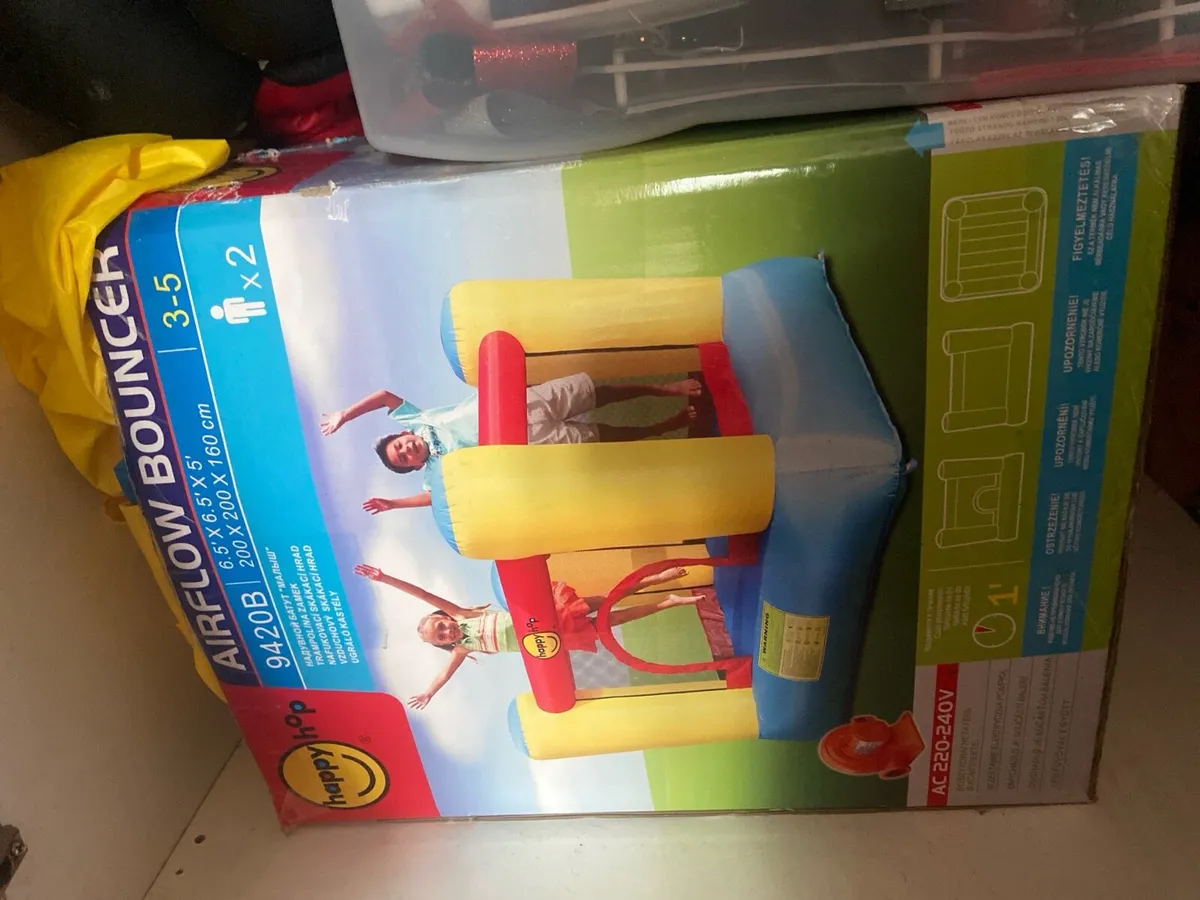 Bouncy castle with with electric pump