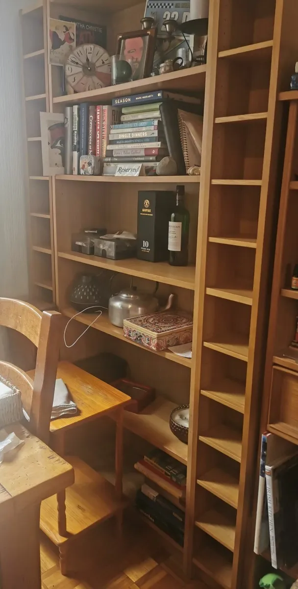 IKEA Bookcase and CD units (separately priced) - Image 1