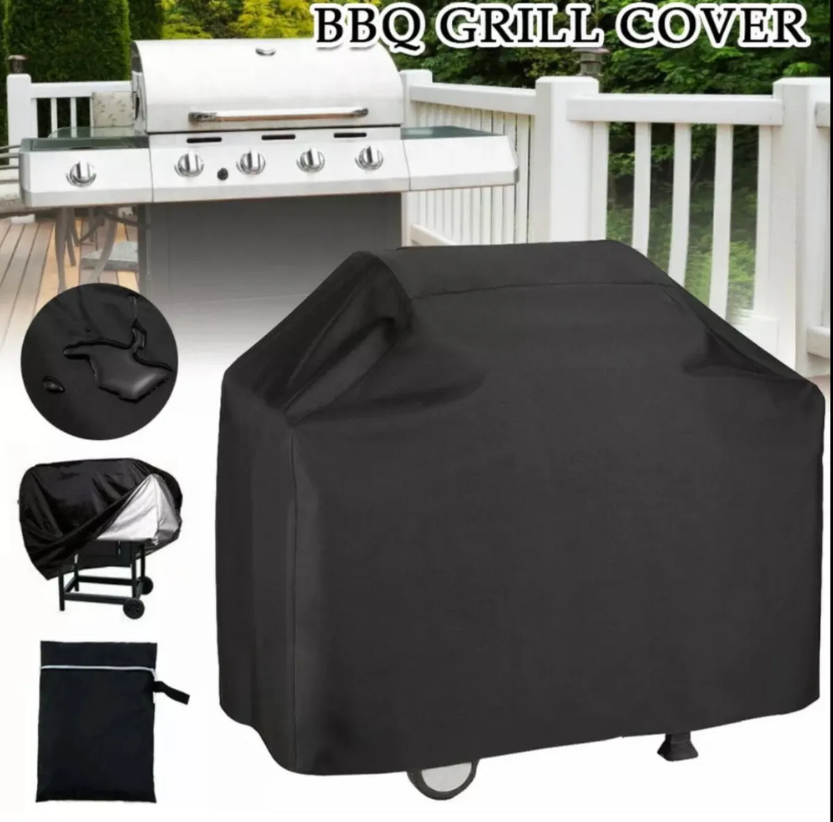 BBQ Cover Heavy Duty Waterproof All Sizes! - Image 1