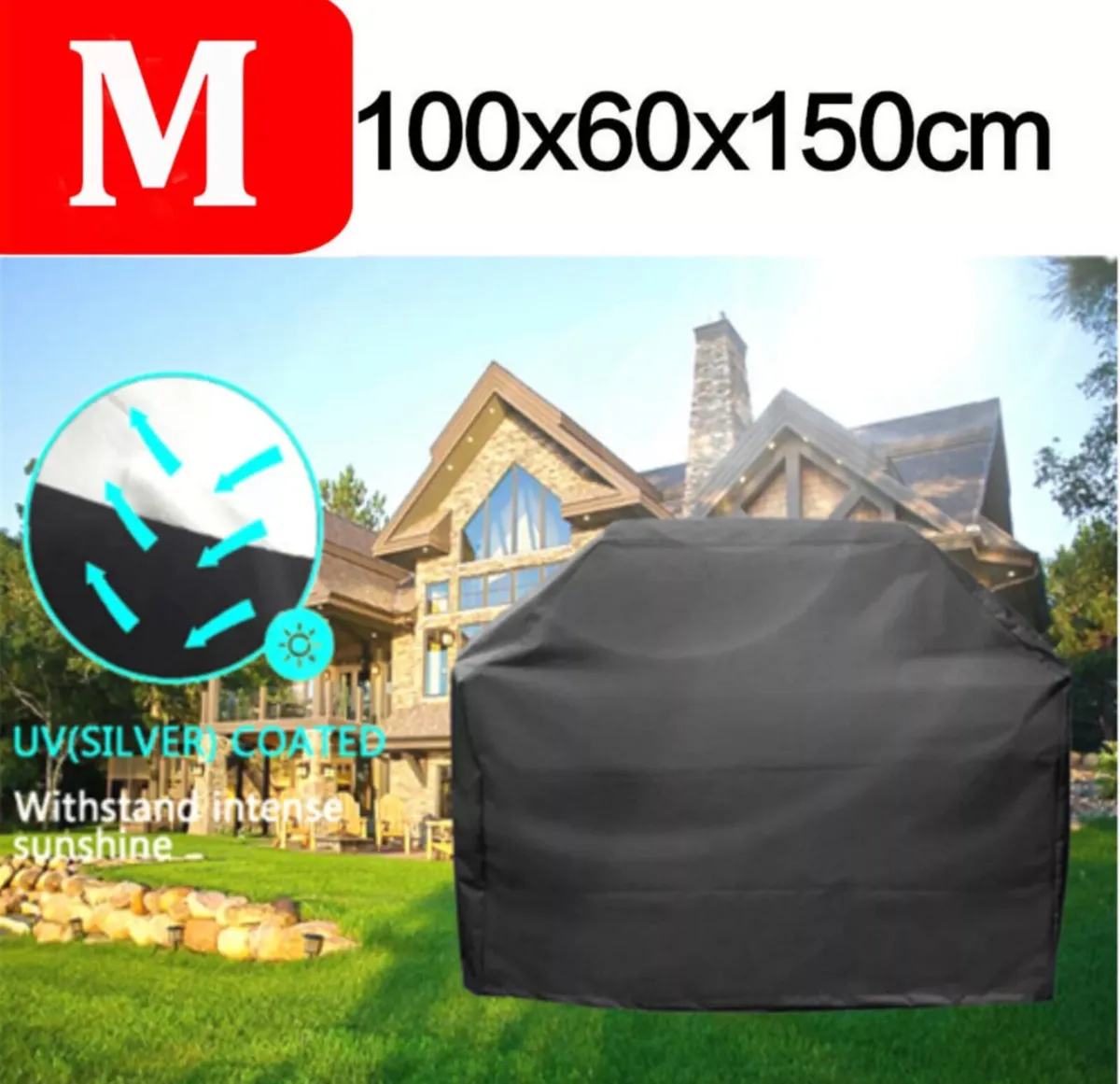 BBQ Cover Heavy Duty Waterproof All Sizes! - Image 4