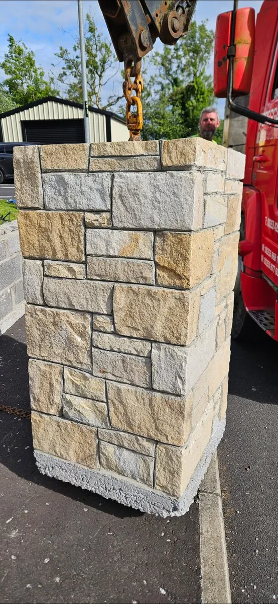 Stone built pillars prefab,sandstone,limestone etc - Image 2