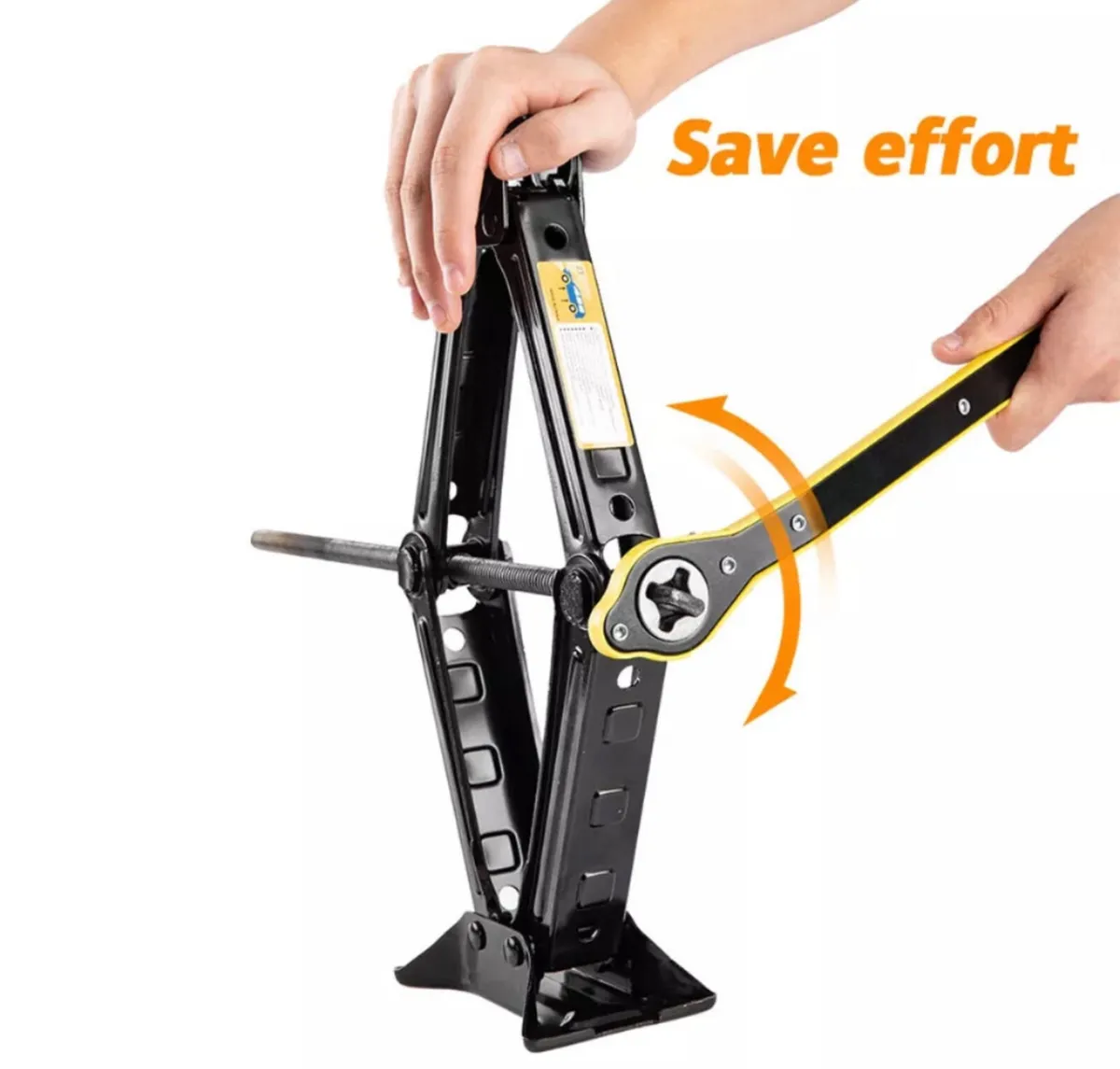 2.5 Ton Tonne Scissor Jack with Crank Speed Handle - Image 3