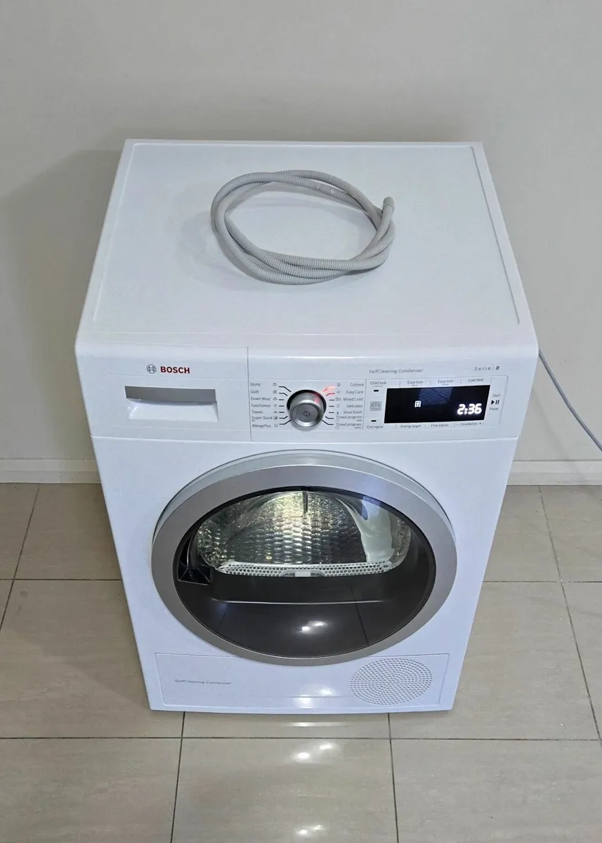 Bosch 9kg  Heat Pump Condenser Dryer - Image 1