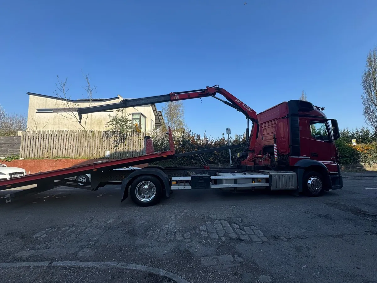 2014 Mercedes Actros 1842 tilt slide recovery with - Image 4