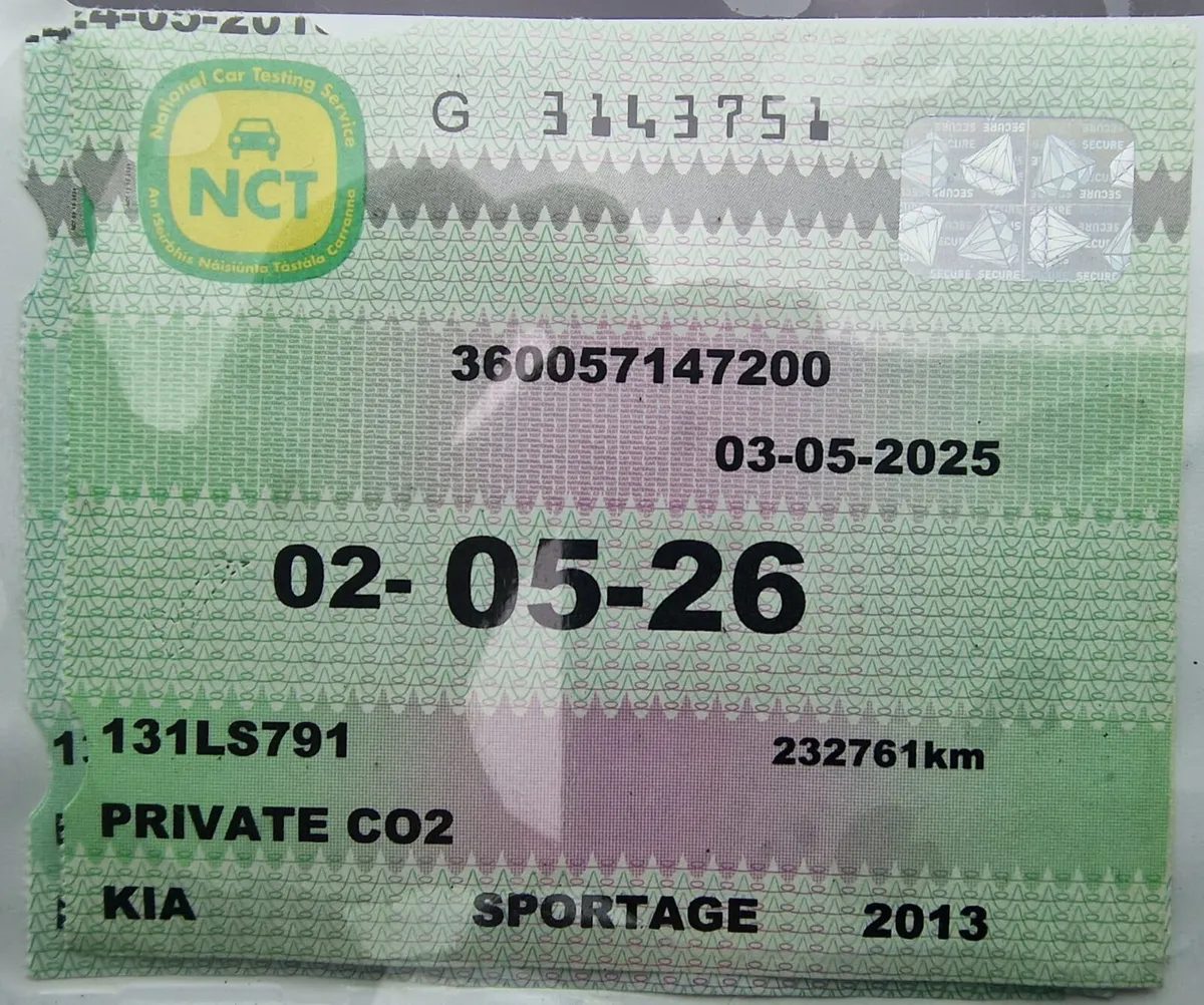 Kia Sportage NCT 5/26 - Image 3