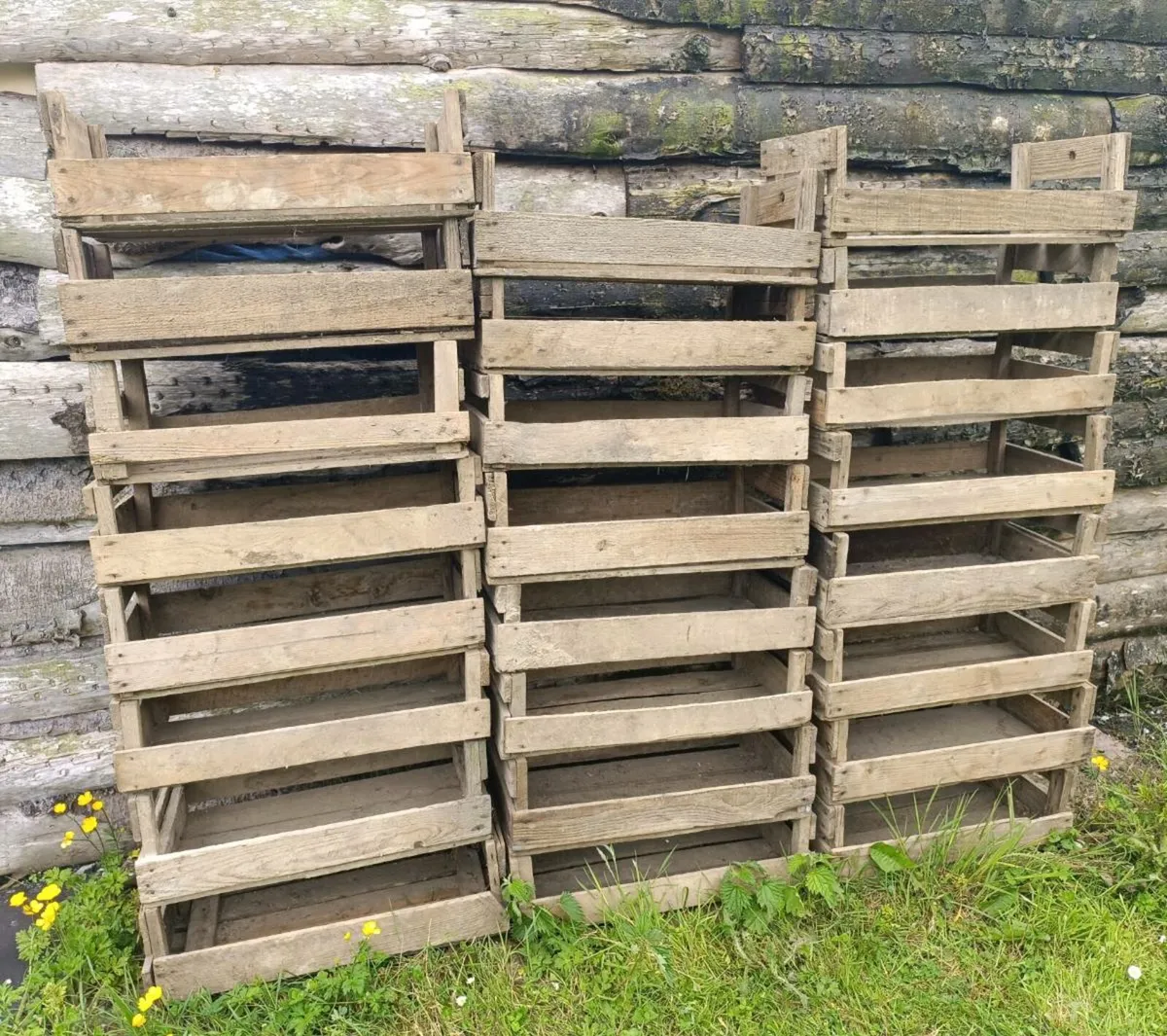 Vintage Potato Crate - Image 1