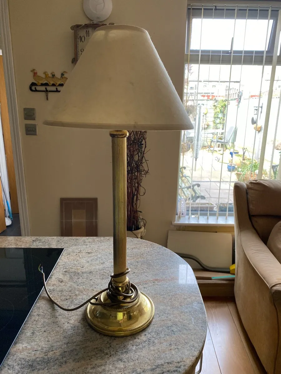 Brass table lights - Image 3