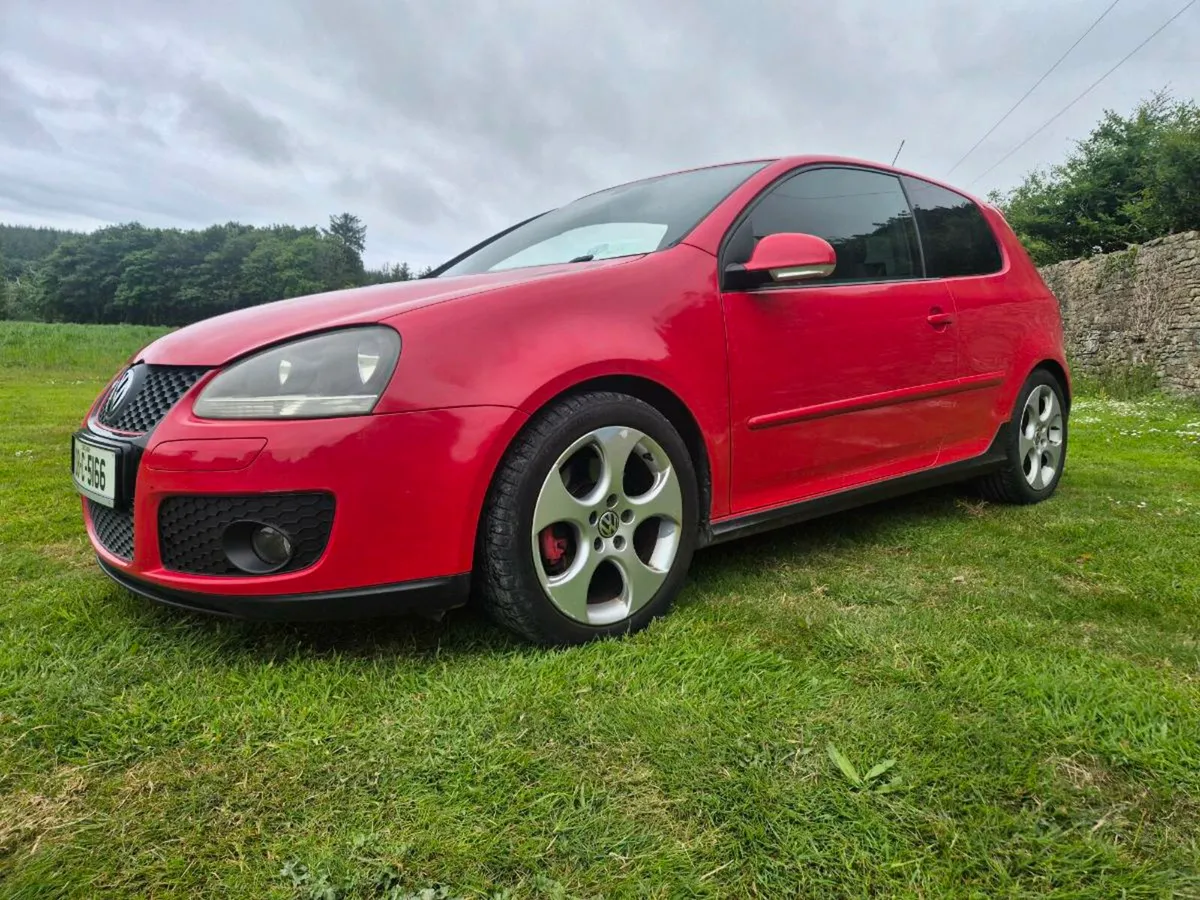 VOLKSWAGEN GOLF, GTI, 3DR, RED, MANUAL, 2008. - Image 3