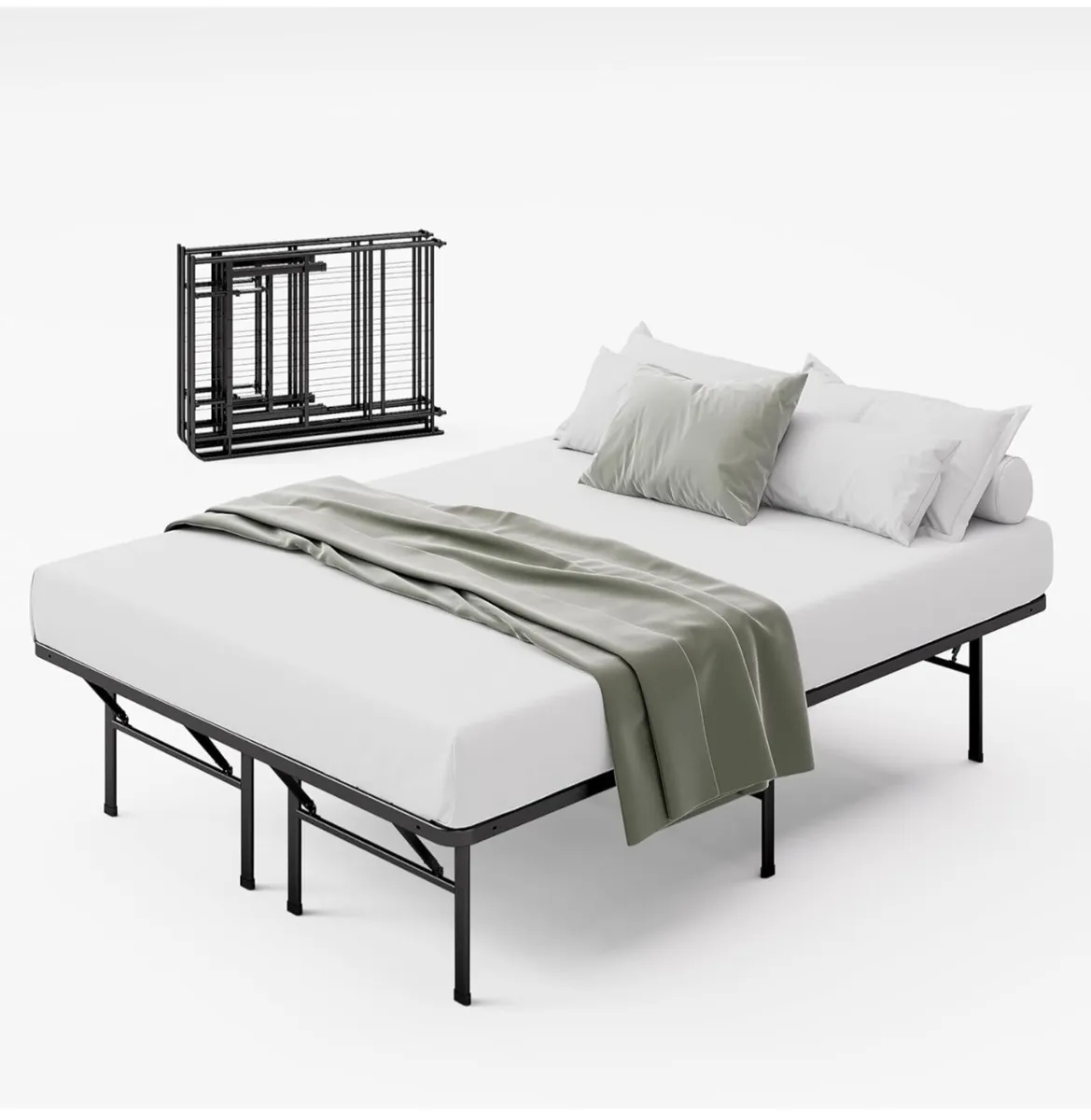 Double Bed frame Bed 135x190 cm  35 cm - Image 3